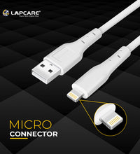 Lapcare datacable USB A to Lightning Cable (1M PVC)