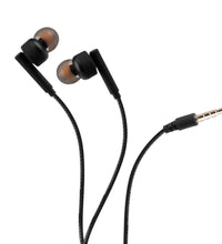 Lapcare WOOBUDS VI wired Earbuds with inbuilt MIC -Black
