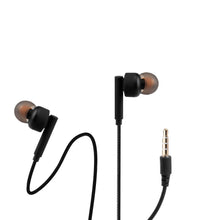 Lapcare WOOBUDS VI wired Earbuds with inbuilt MIC -Black (LBD-606)