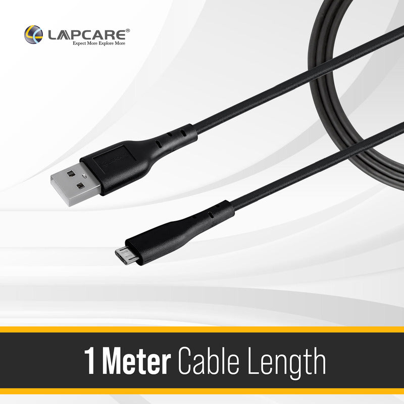 Lapcare datacable USB A to Micro Connector (1M PVC)