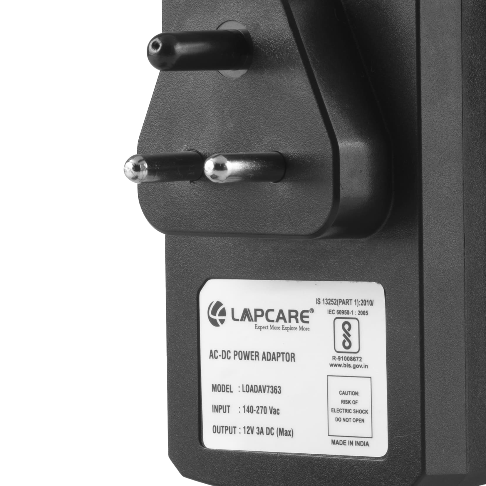 Lapcare Compatible Adapter 12V/3Amp