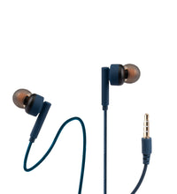 WOOBUDS VI wired Earbuds with inbuilt MIC- Blue (LBD-606)