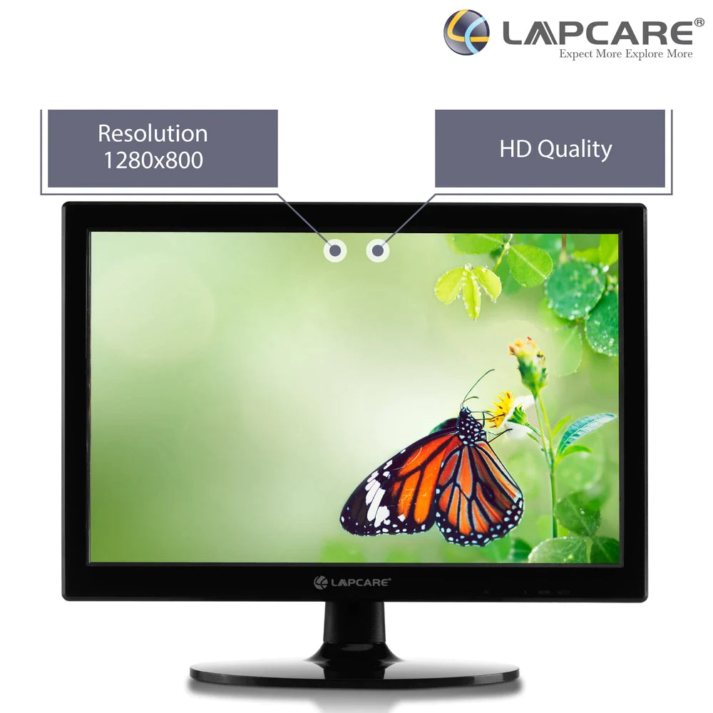 15.4" LED Monitor - 39.1CM - VGA & HDMI