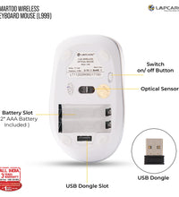 Lapcare Smartoo Wireless Combo White+Silver